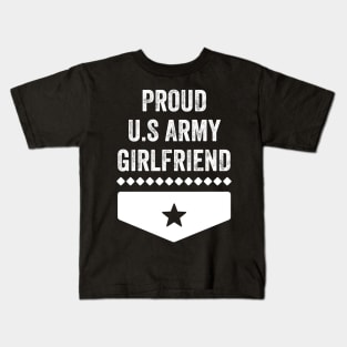 Proud us army girlfriend Kids T-Shirt